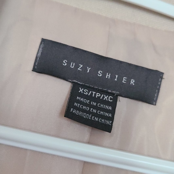 Suzy Shier Cream Blazer, XS - Picture 3 of 4